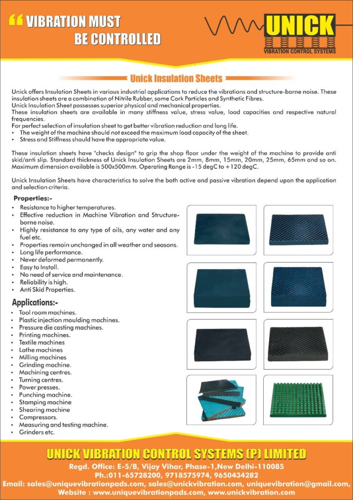 Vibraton Control Rubber Sheets