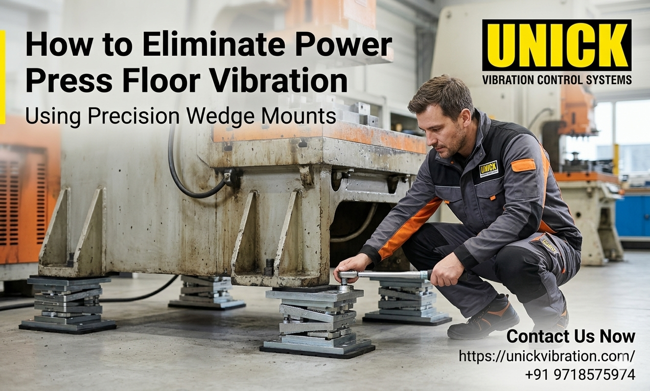 How to Eliminate Power Press Floor Vibration Using Precision Wedge Mounts