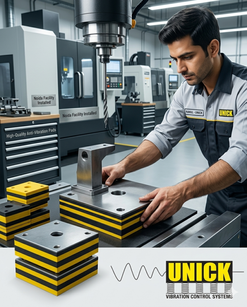Benefits of Installing High-Quality Anti Vibration Pads in Noida Facilities​