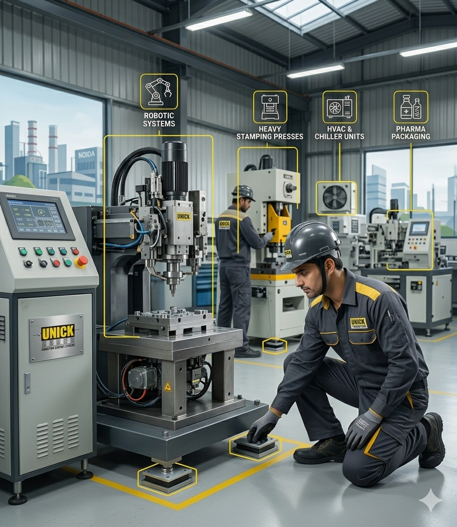 Key Industrial Uses of Anti Vibration Pads Across Noida Sectors​