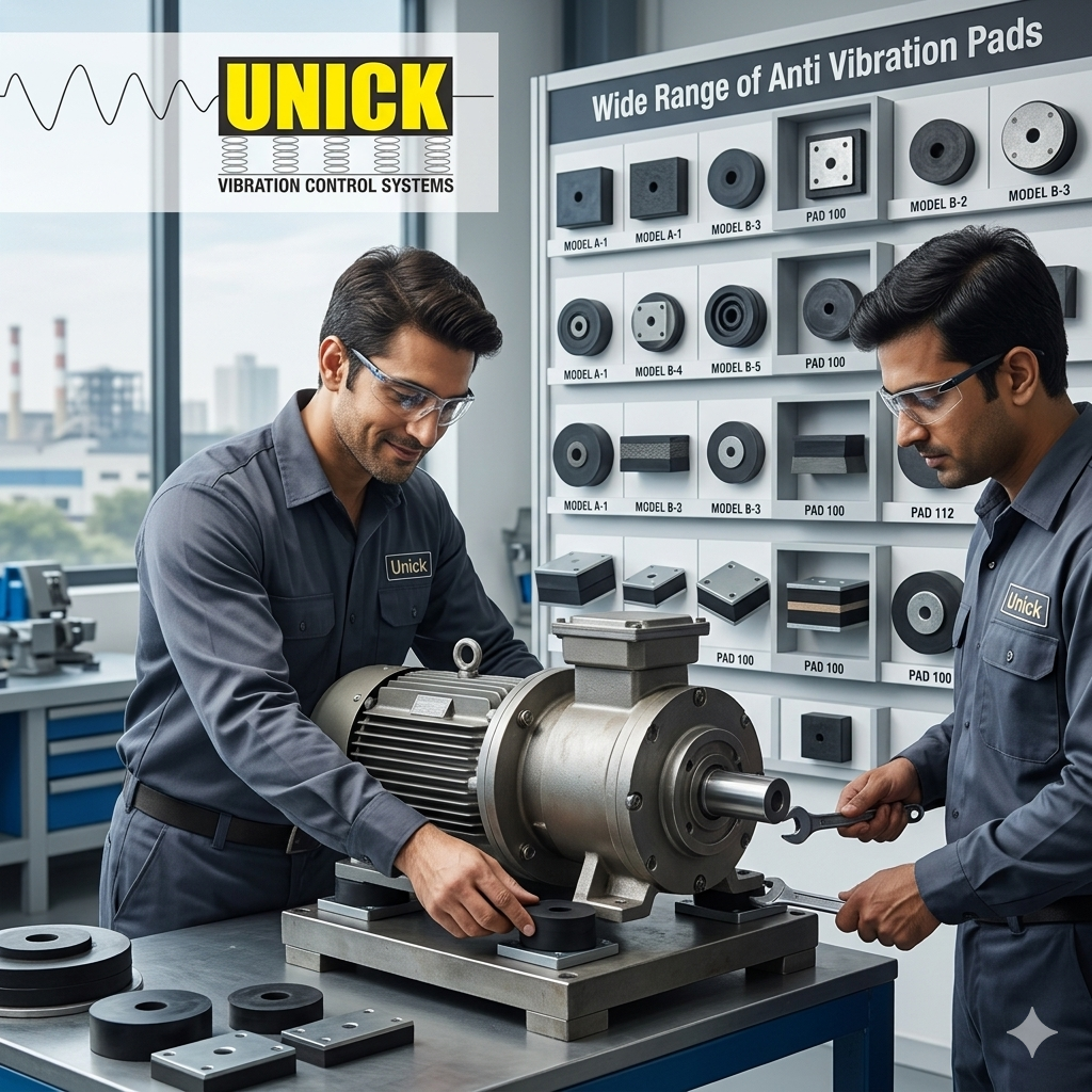 Wide Range of Anti Vibration Pads Available for Ghaziabad Industries