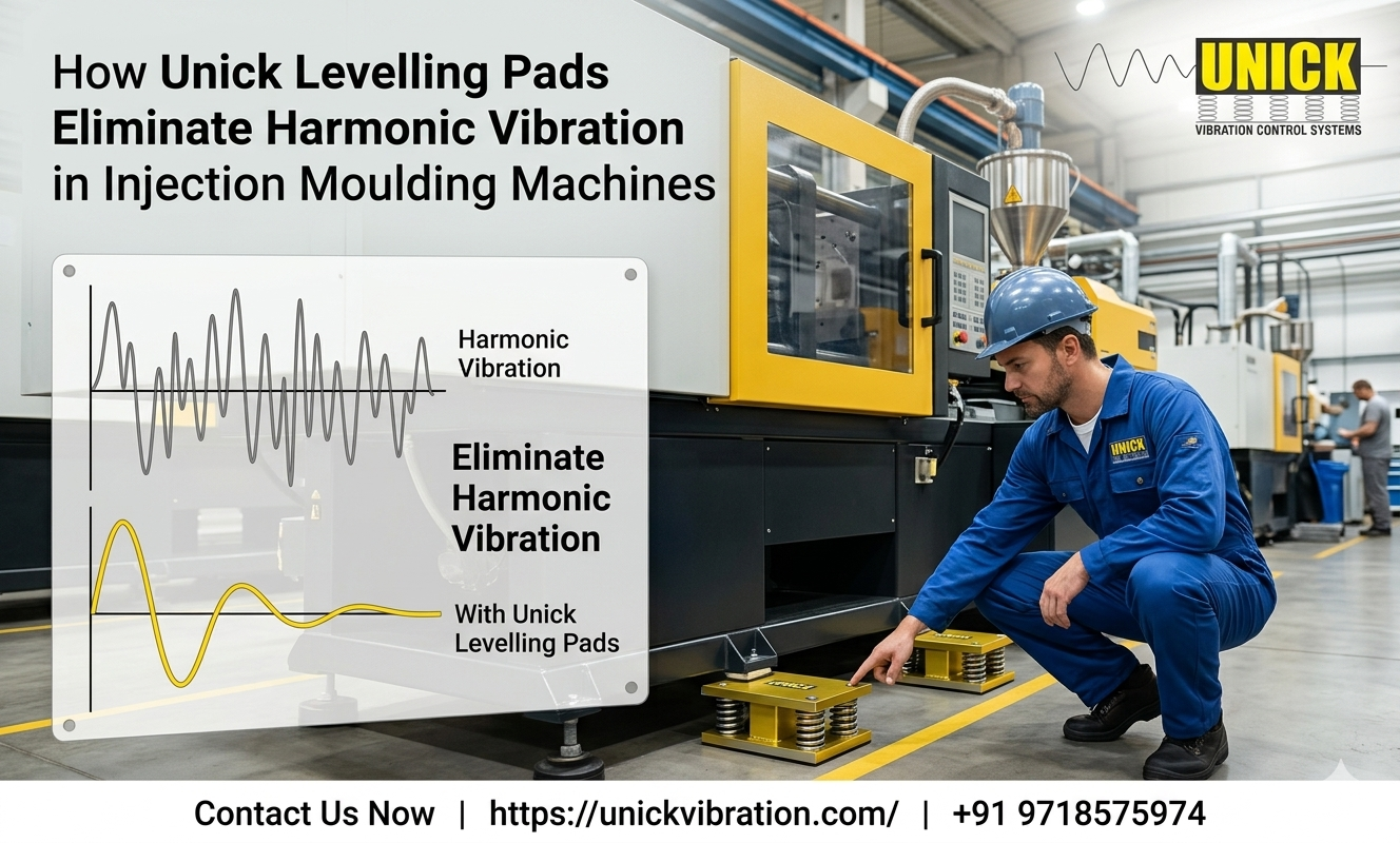 How Unick Levelling Pads Eliminate Harmonic Vibration in Injection Moulding Machines