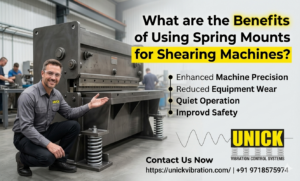 What are the Benefits of Using Spring Mounts for Shearing Machines?
