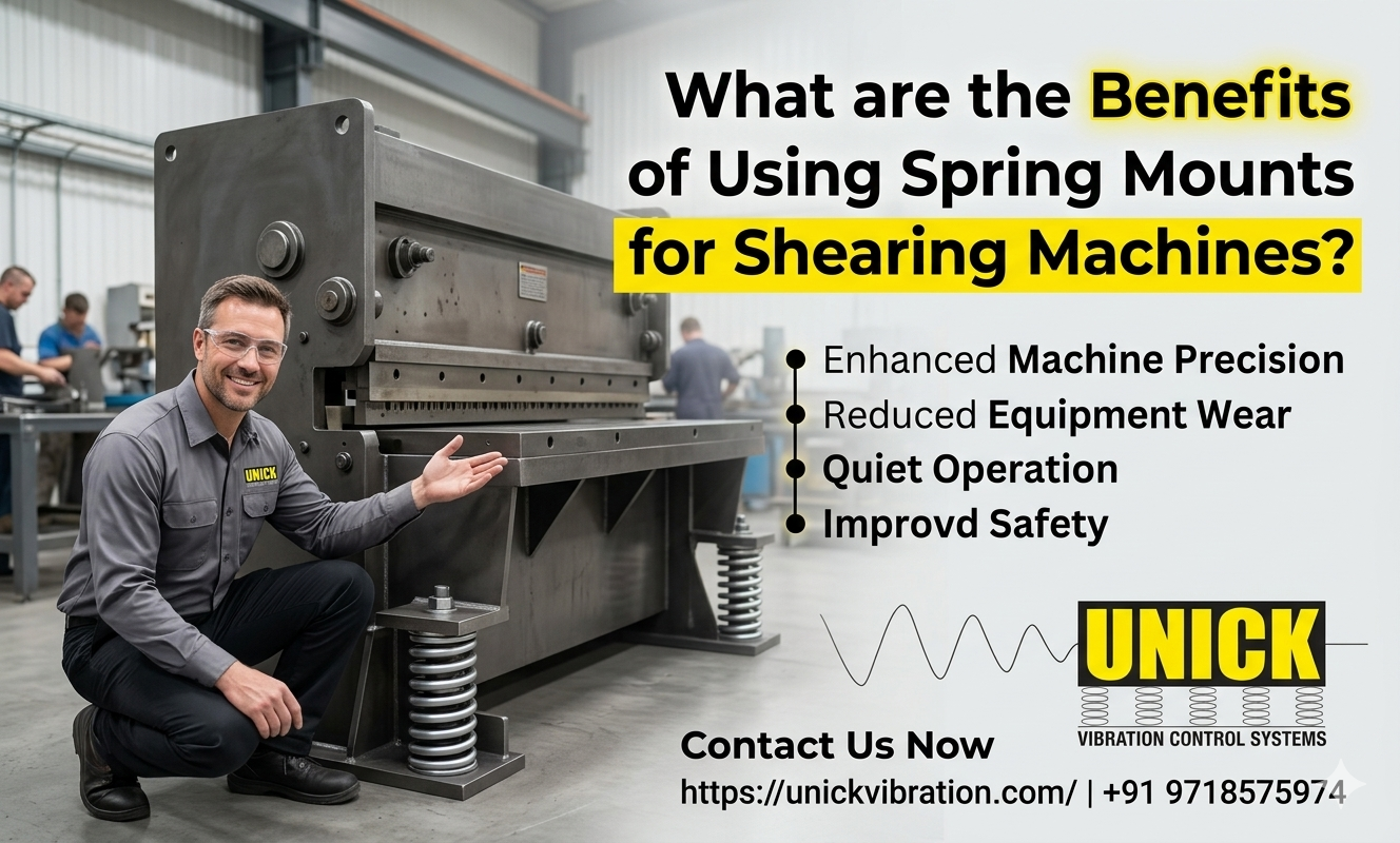 What are the Benefits of Using Spring Mounts for Shearing Machines?