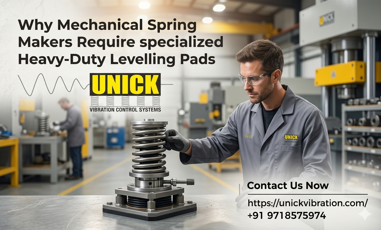 Why Mechanical Spring Makers Require specialized Heavy-Duty Levelling Pads