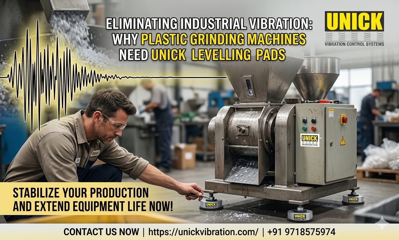 Eliminating Industrial Vibration: Why Plastic Grinding Machines Need Unick Levelling Pads