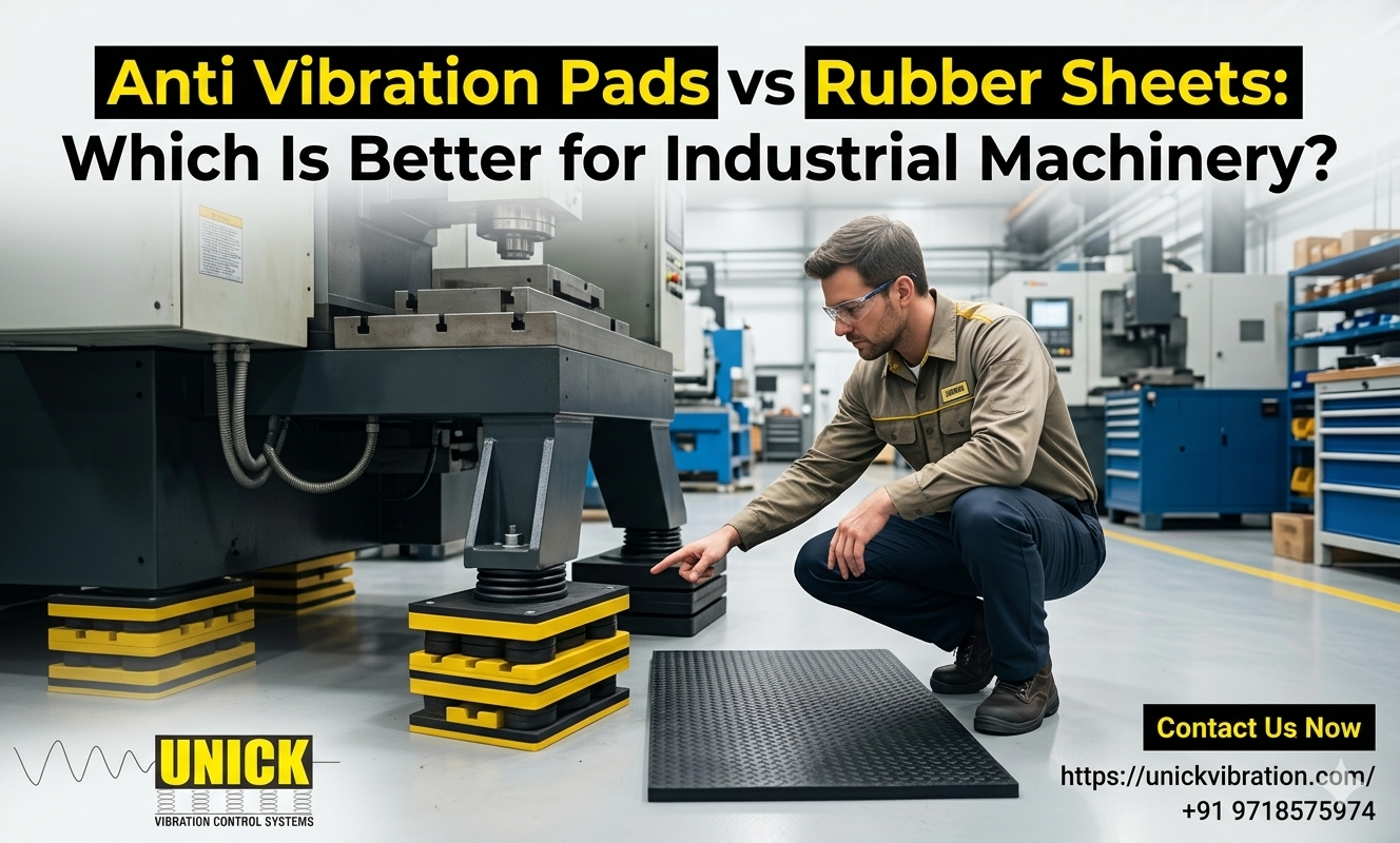 Anti Vibration Pads vs Rubber Sheets: Which Is Better for Industrial Machinery?