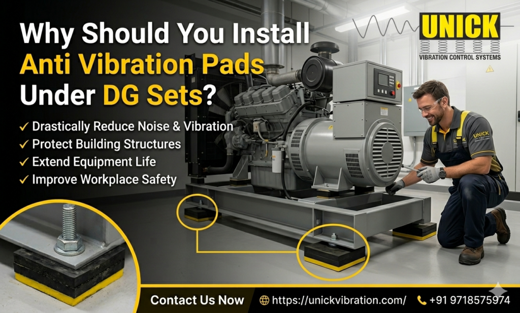 Why Should You Install Anti Vibration Pads Under DG Sets?