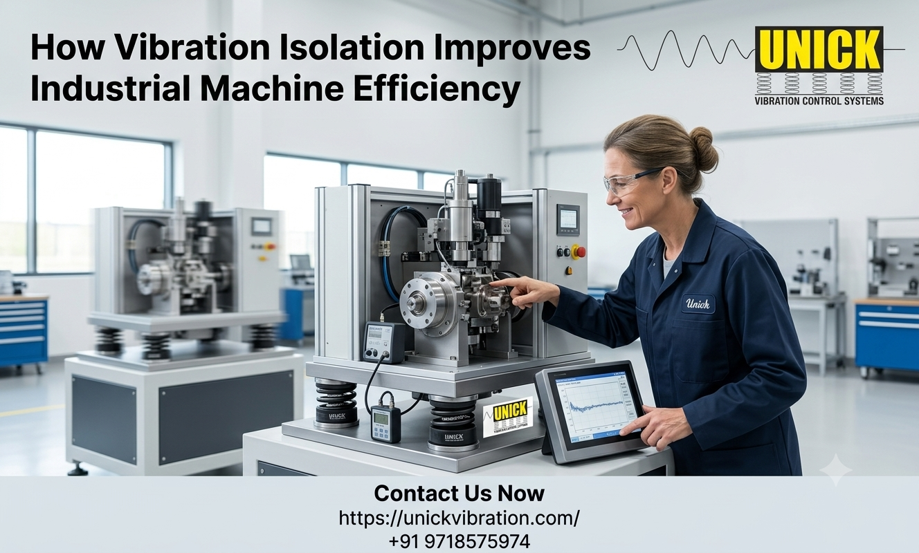 How Vibration Isolation Improves Industrial Machine Efficiency