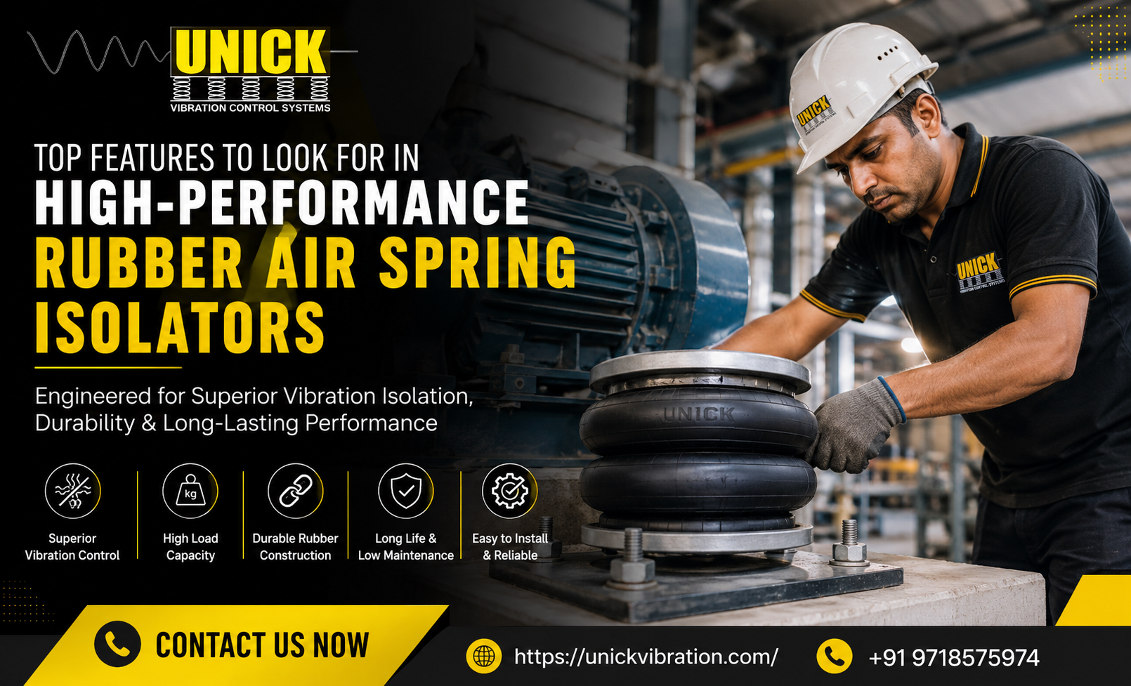 Top Features to Look for in High-Performance Rubber Air Spring Isolators