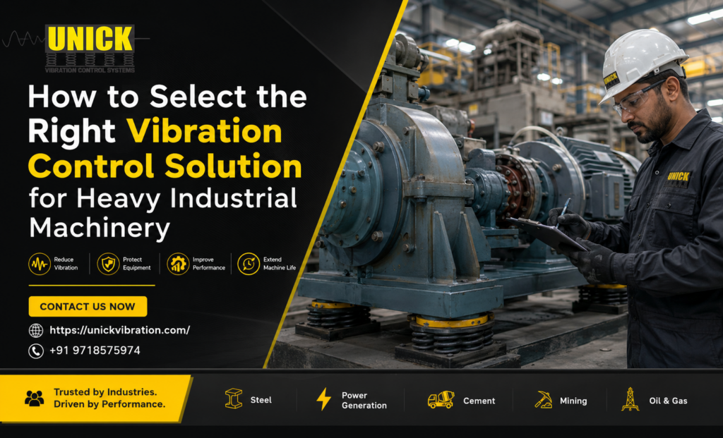 How to Select the Right Vibration Control Solution for Heavy Industrial Machinery