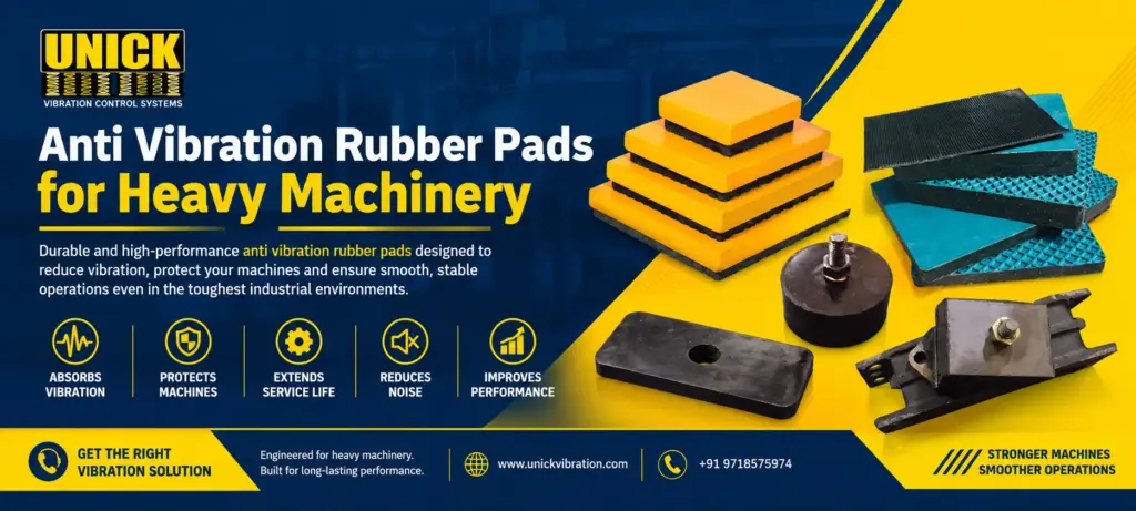 Anti Vibration Rubber Pads for Heavy Machinery
