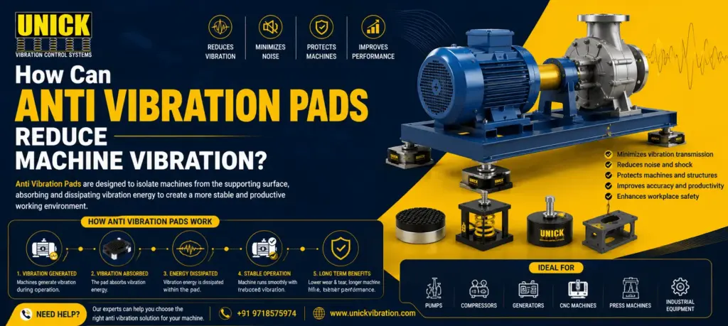 How Can Anti Vibration Pads Reduce Machine Vibration