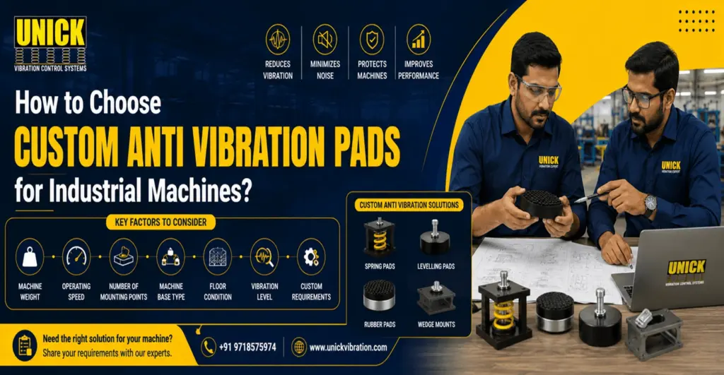 How to Choose Custom Anti Vibration Pads for Industrial Machines